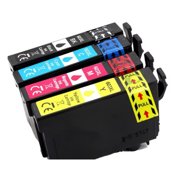 Zestaw Tuszy do Epson T603 XL BK C M Y Zamiennik (C13T03A14010)
